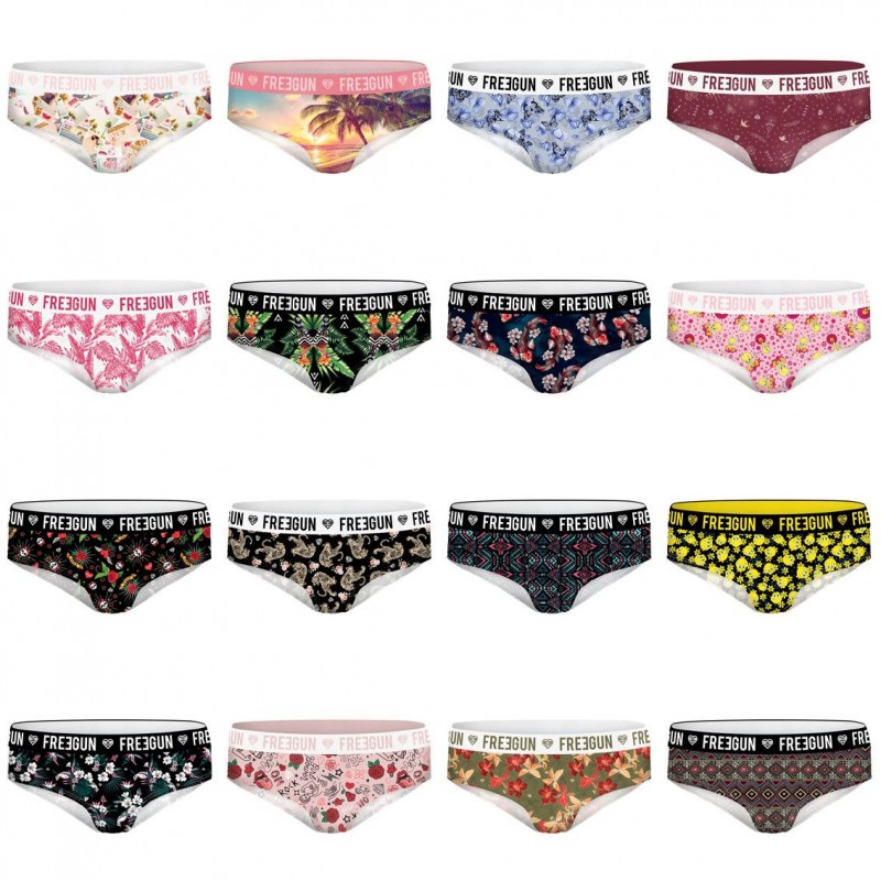 Surprise Package of 5 girl's Boxers Freegun - 2