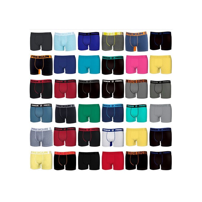 Pack Surprise de 3 Boxers Freegun coton garçon