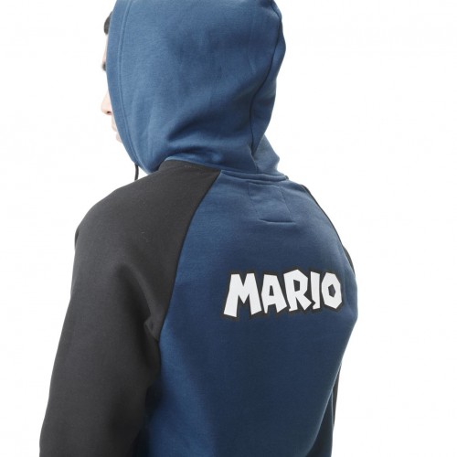 Men's Super Mario Blue Hoodie