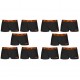 Set of 10 Men's Boxers cotton KTM Colorful belt