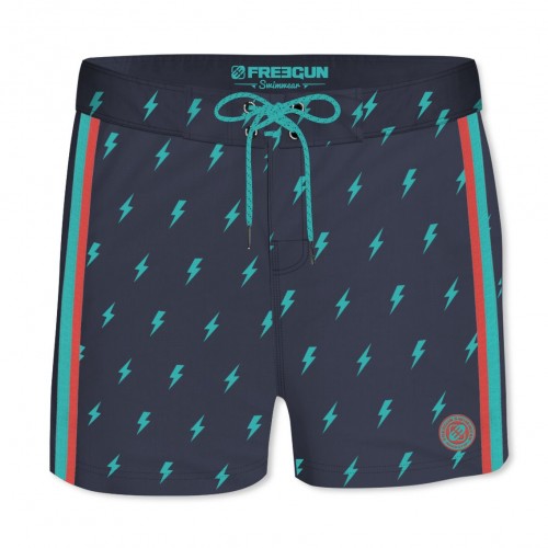 Boardshort soft touch boy flat belt Flash Freegun - 1