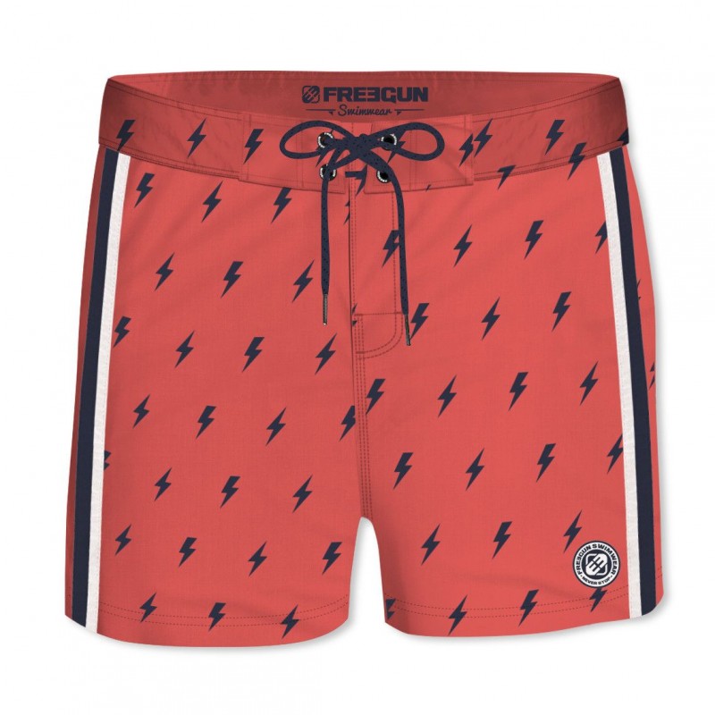 Boardshort soft touch boy flat belt Flash Freegun - 1