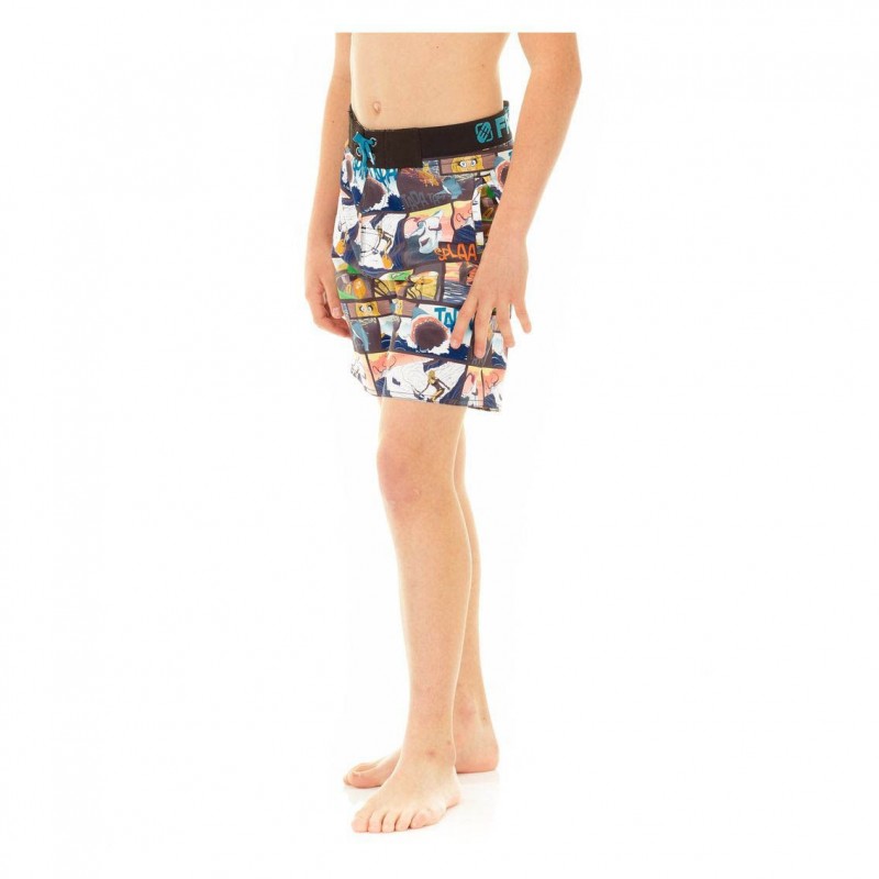 Boardshort Freegun long garçon ceinture tissée Story Freegun - 3