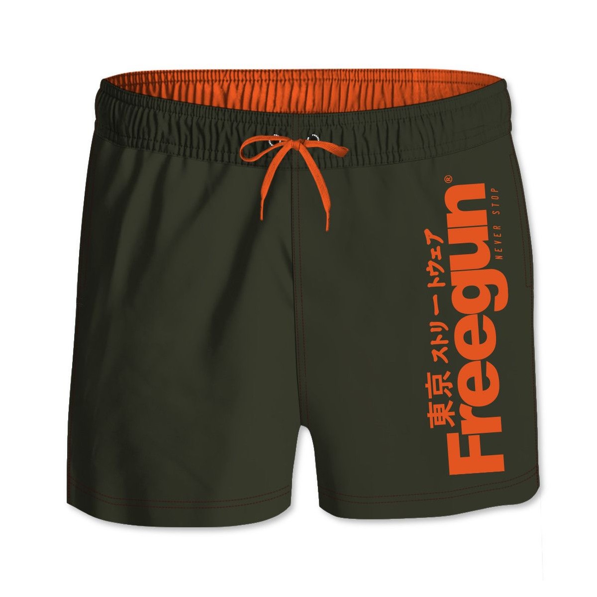 Boxer de bain garçon uni avec logo Résultats page pour - Freegun