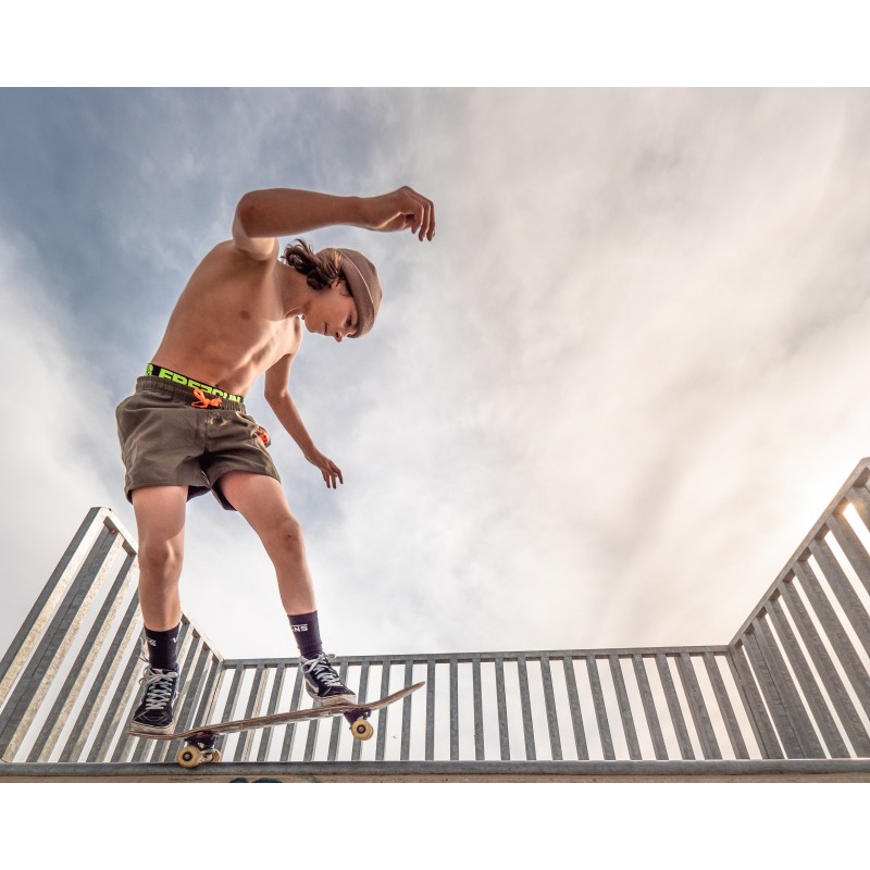 Boardshort Boy Elastic Belt Logo Freegun - 4