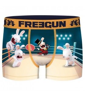 Boxer Freegun homme Lapins Crétins Ring