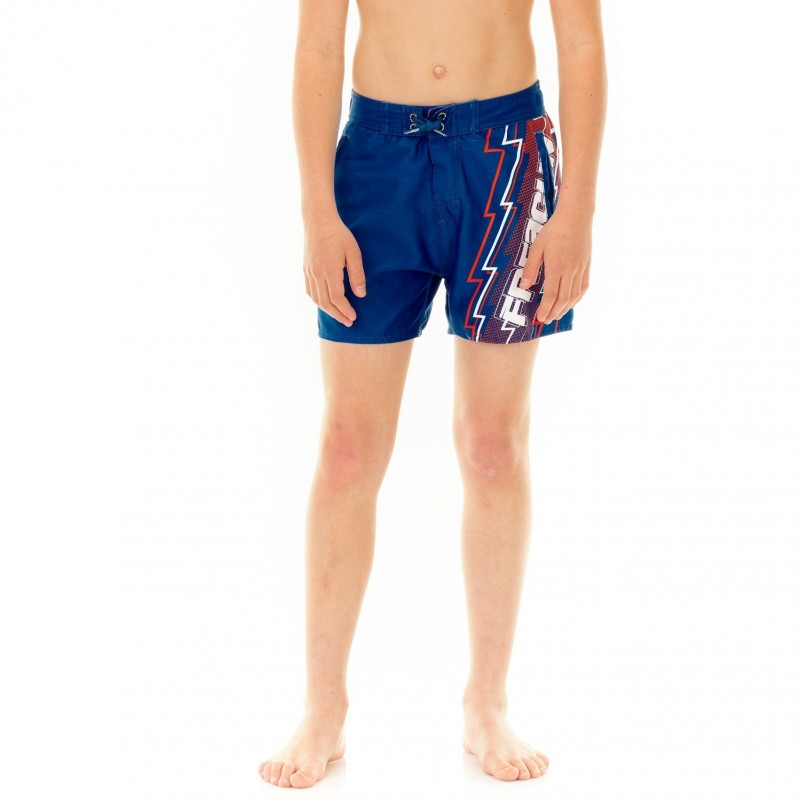 Boardshort Freegun court garçon ceinture demi-élastiquée Eclair Freegun - 2