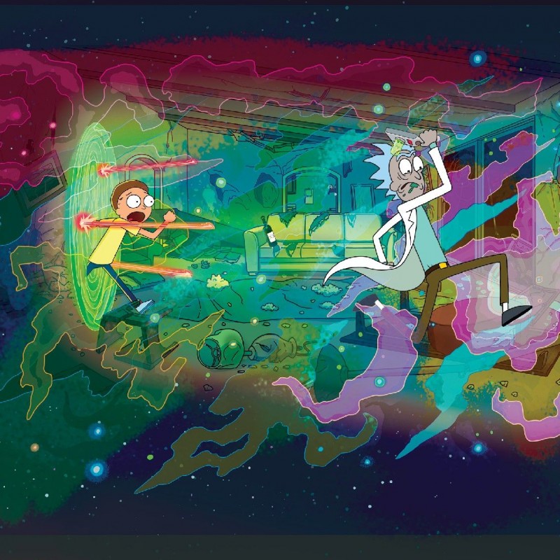 Pack of 4 men's Rick and Morty Boxers G1 Freegun - 2