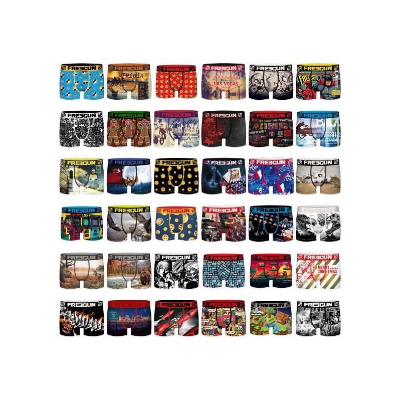 Pack Surprise de 12 Boxers Freegun microfibre enfant Freegun - 2