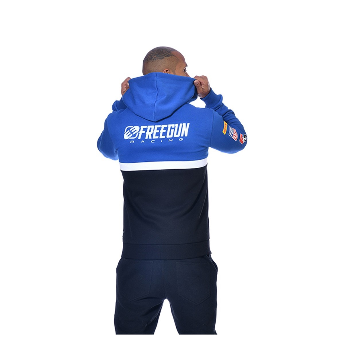 Sweat Freegun garçon à capuche avec zip Collection Racing Résultats page  pour - Freegun