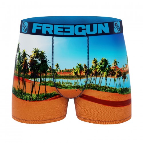 Boxer Homme FREEGUN En Polyester Recyclé - Confort Respirant, Coupe Modern, Matériau Écologique