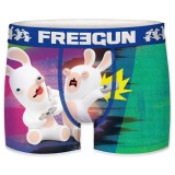 Boxer Freegun garçon Lapins Crétins Videogame