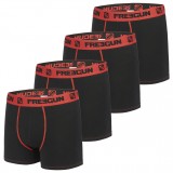 Pack of 4 boy's cotton Red Boxers