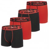 Pack of 4 men's cotton Red Boxers