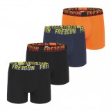 Lot de 4 Boxers Freegun coton homme