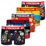 Lot de 5 Boxers Freegun homme Super Mario