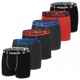 Pack of 6 boy's cotton Black Boxers