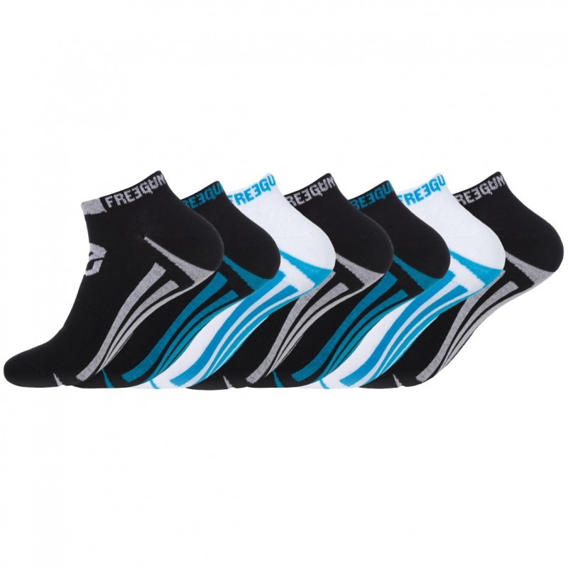 freegun Lot de 7 Paires de Chaussettes Freegun Socquettes homme