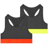 Set of 2 Sports bras with elasticated belt Aktiv