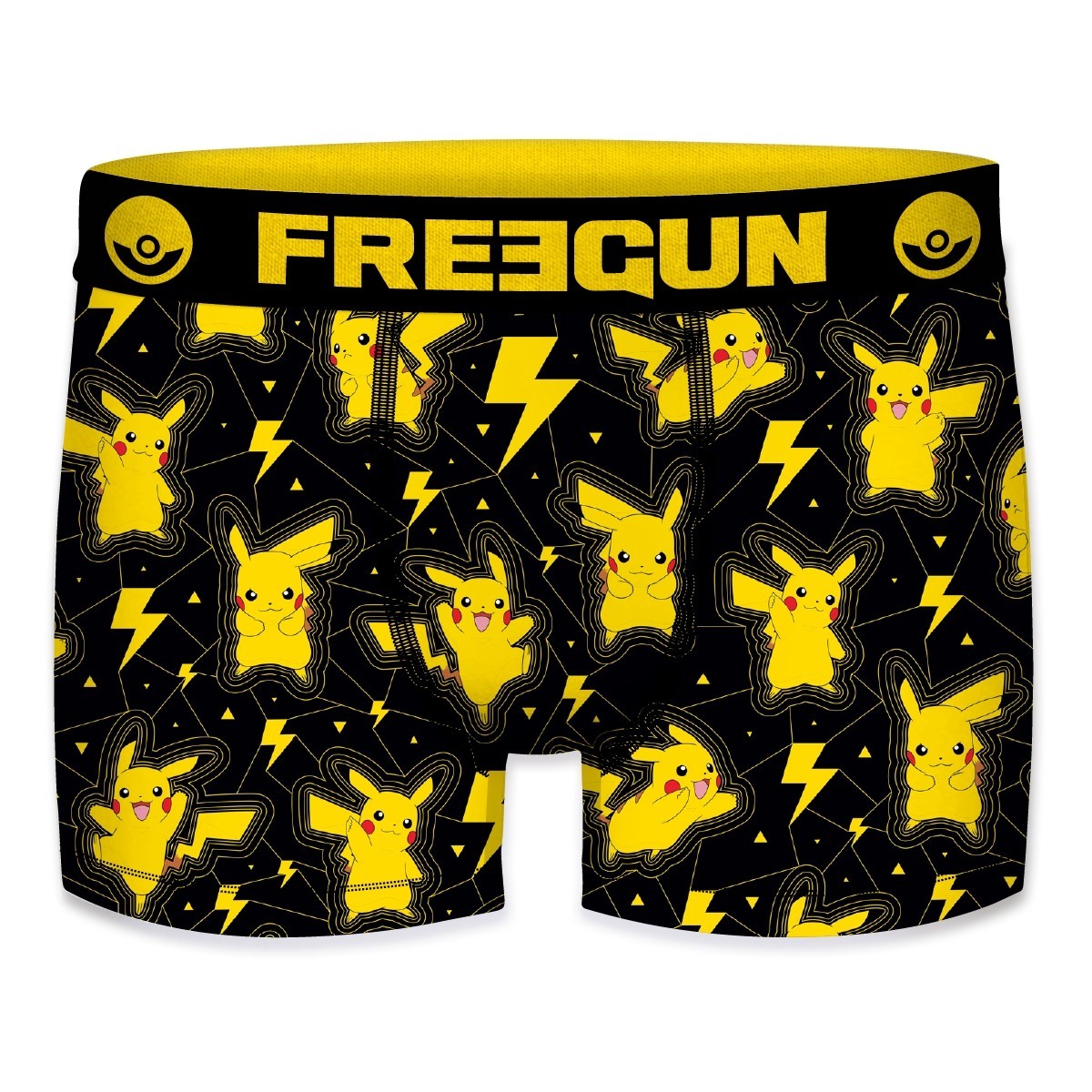 FREEGUN Boxer Man Pokemon, Pikachu, pobeball, carapuce