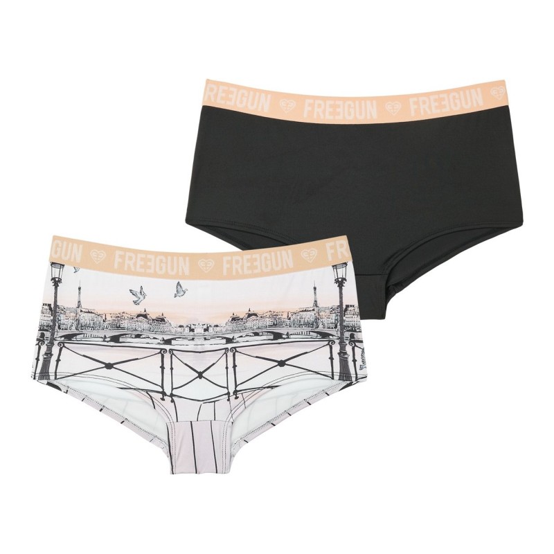 Lot de 2 Shortys fille Miss Freegun Freegun - 1
