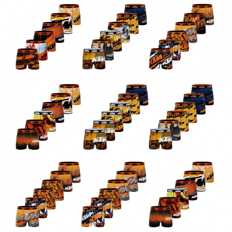 Pack surprise de 6 boxers homme KTM - 4