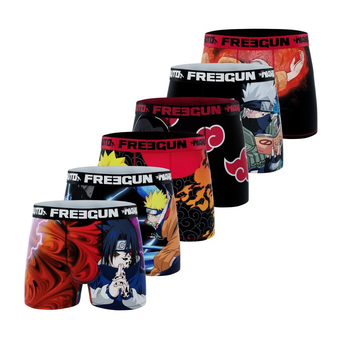 Naruto, Boxers and caps