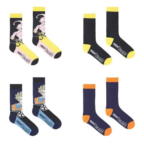 Lot de 4 paires de chaussettes Dragon Ball Z Garçon Freegun - 2