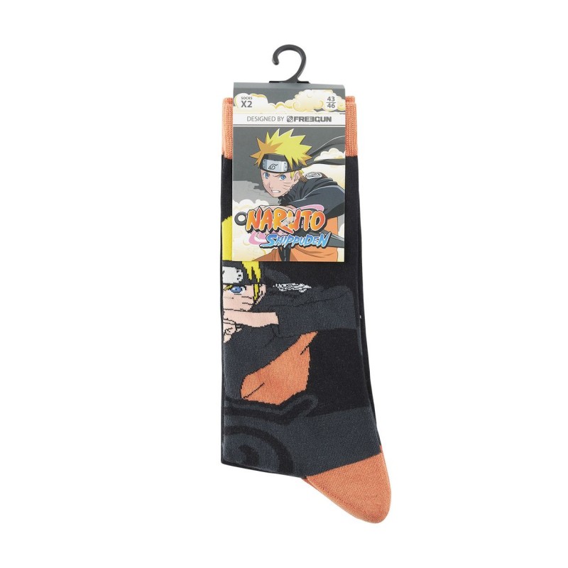Lot de 8 paires de chaussettes Naruto Shippuden Homme Freegun - 18