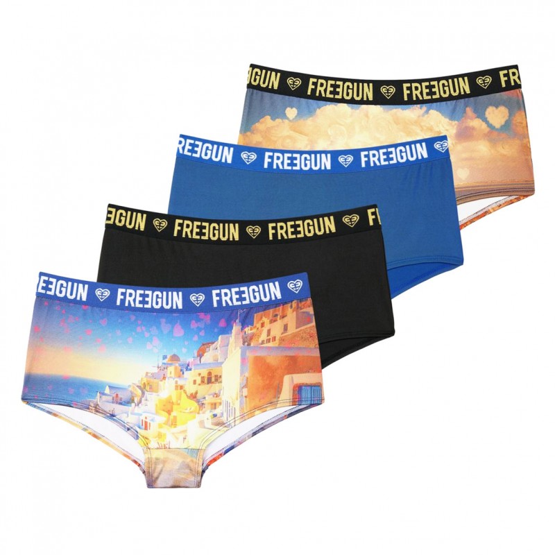 Lot de 4 Shortys fille Miss Freegun Freegun - 1