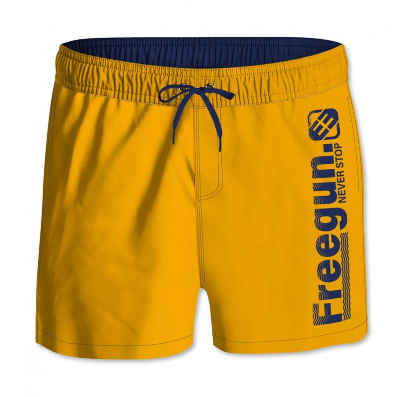 Boardshort court garçon avec ceinture demi-élastiquée Freegun - 3