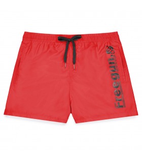 Boardshort court garçon avec ceinture demi-élastiquée Freegun - 1