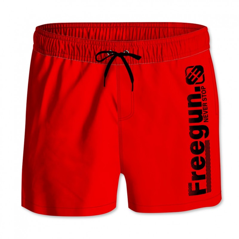 Boardshort court garçon avec ceinture demi-élastiquée Freegun - 3