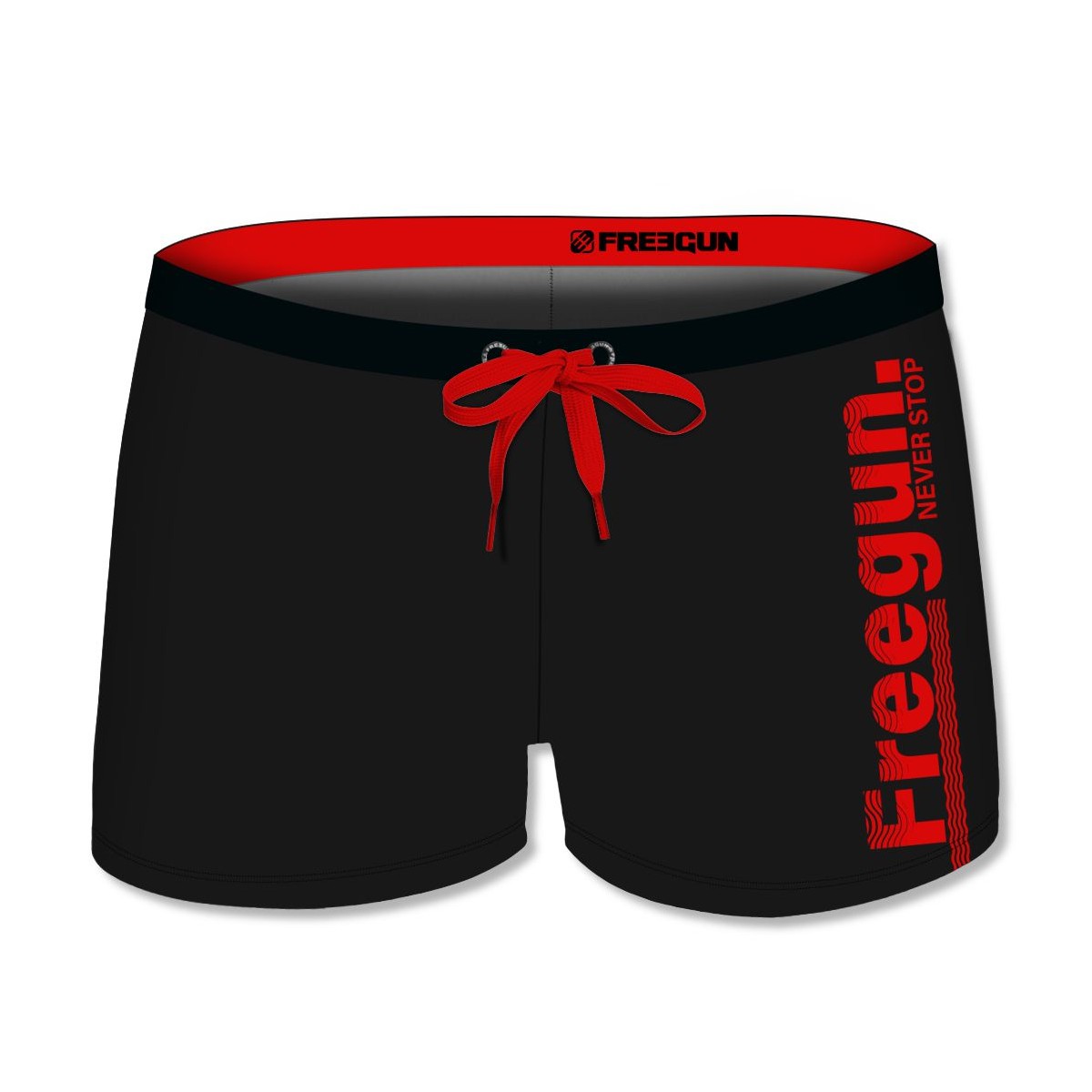 Boxer de bain garçon uni avec logo Résultats page pour - Freegun