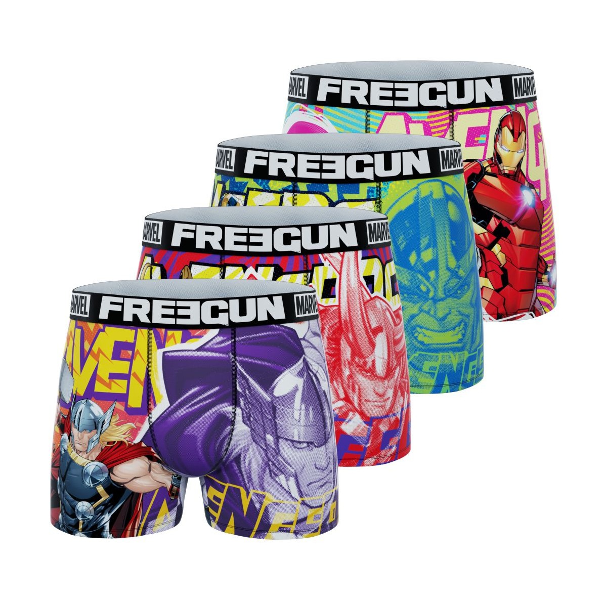 Marvel, Accessories, Lot 7 Of Boys Superhero Boxer Brief Underwear