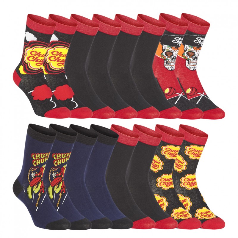 Lot de 8 paires de chaussettes Chupa Chups Homme Freegun - 1