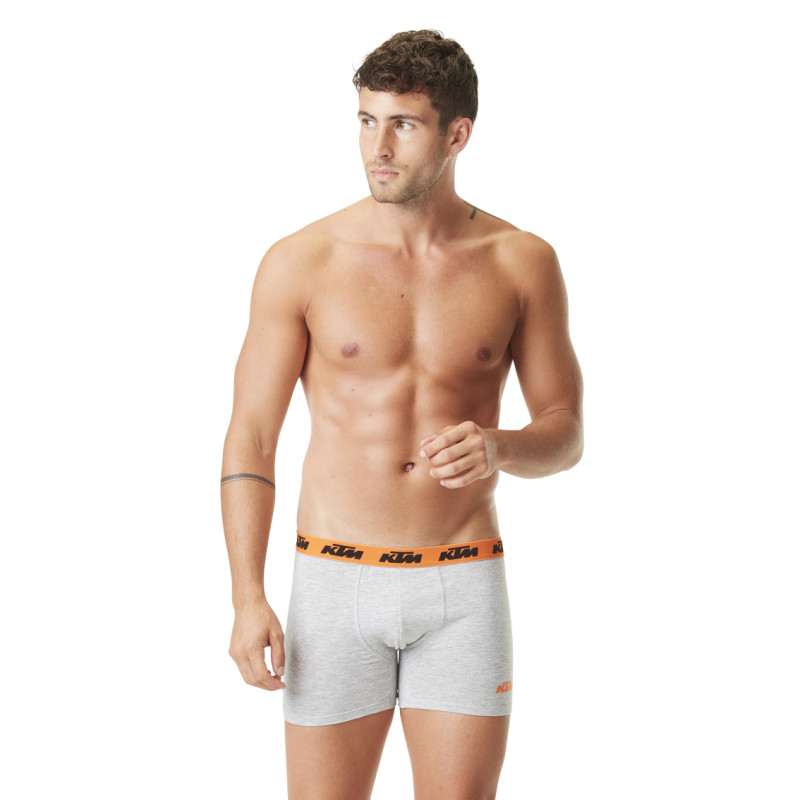 Lot de 4 boxers KTM noir, gris, blanc en coton homme KTM - 3