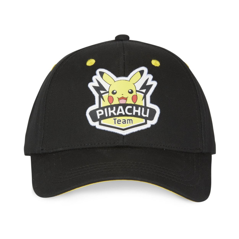 Casquette adulte baseball Freegun  noir fermeture snapback Pokémon Pikachu Freegun - 2