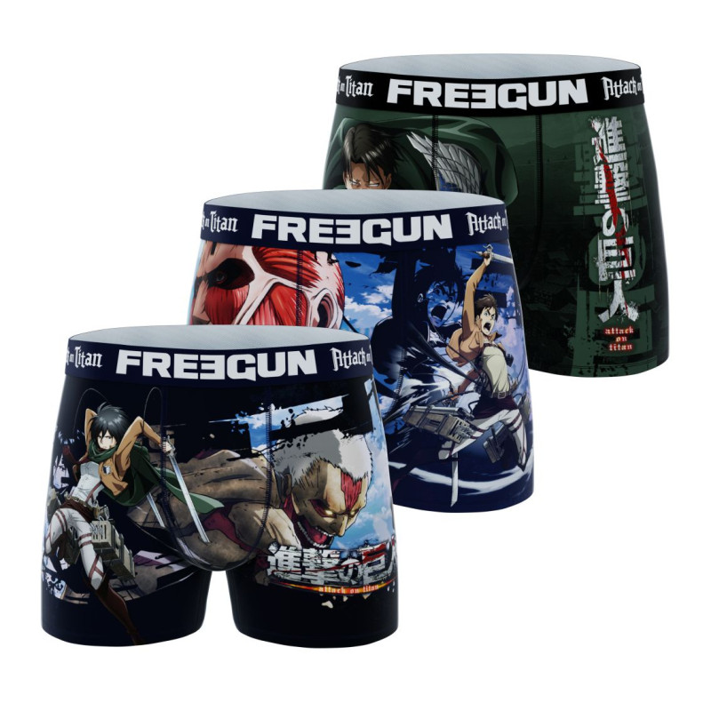 Boxer Homme FREEGUN Officiel Rick And Morty - 92% Polyester, 8% Élasthanne, Doublure Coton