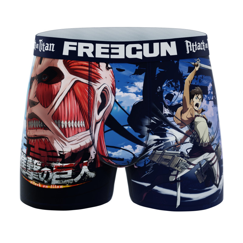 Lot de 3 boxers homme Attack On Titan Freegun - 5