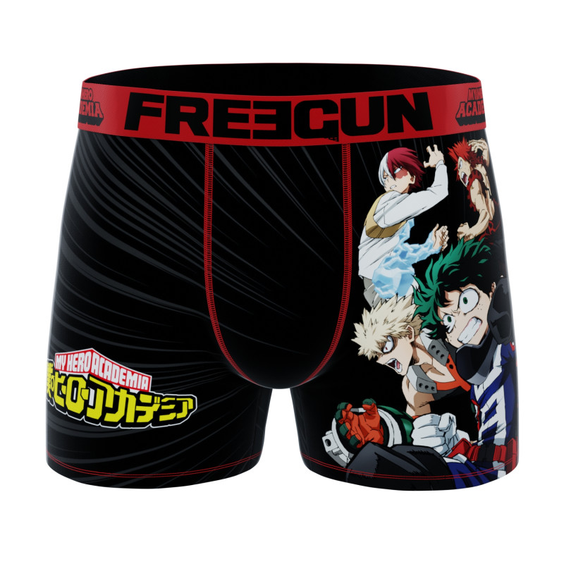 Lot de 3 boxers Freegun enfant microfibre My Hero Academia Freegun - 5