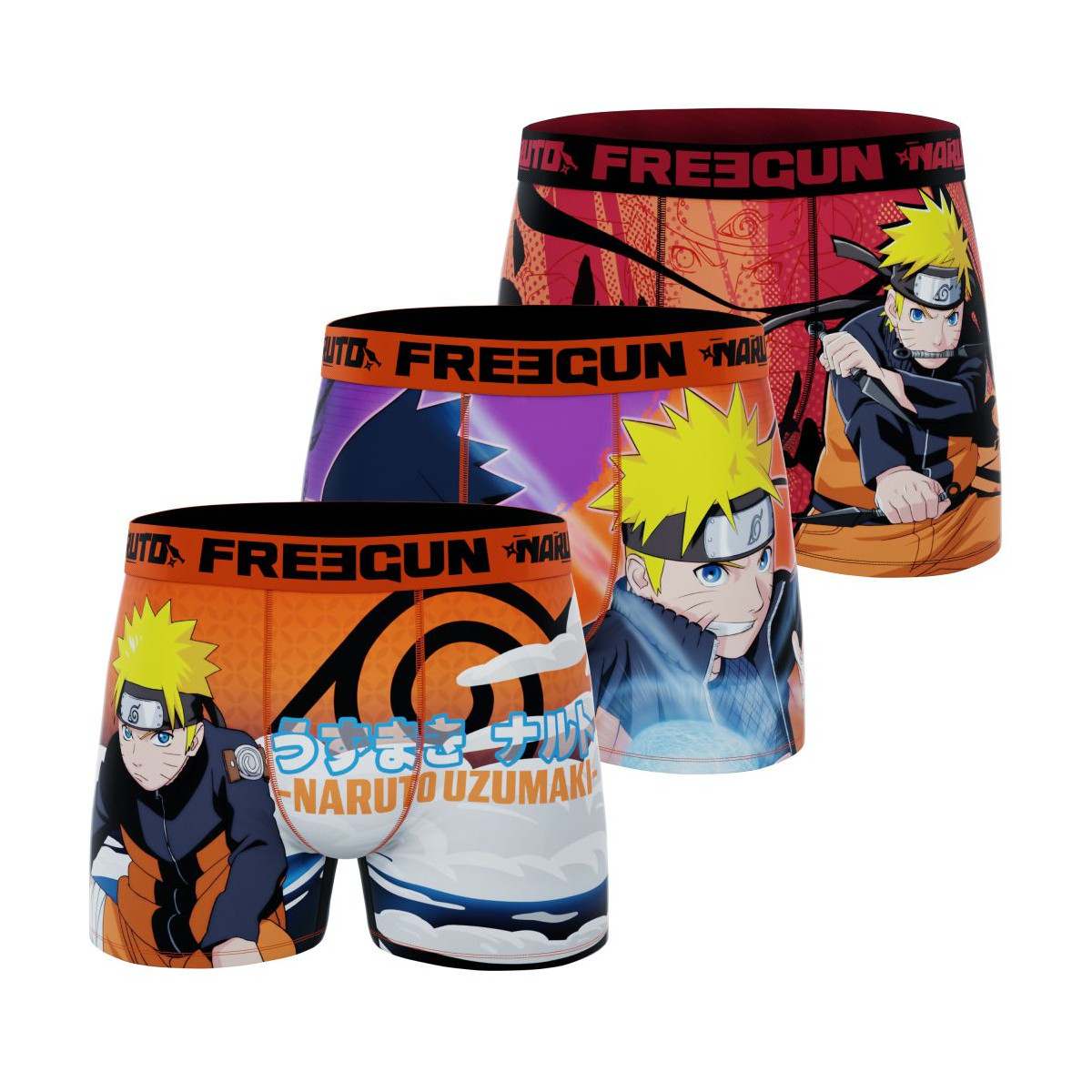 Lot de 3 boxers garçon Naruto Shippuden Résultats page pour - Freegun