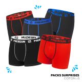Pack Surprise de 5 Boxers Freegun coton homme