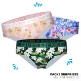 Surprise package of 3 girl's boxers