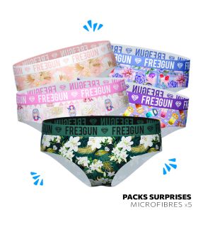 Surprise Package of 5 girl\'s Boxers