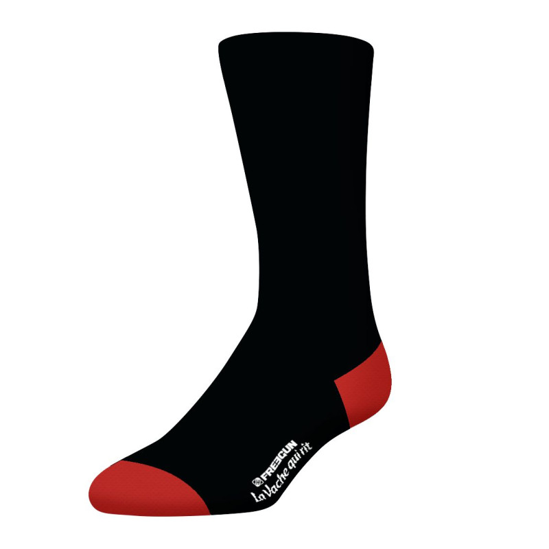 Lot de 4 paires de chaussettes de ville noir, gris, homme La Vache Qui Rit Freegun Freegun - 3