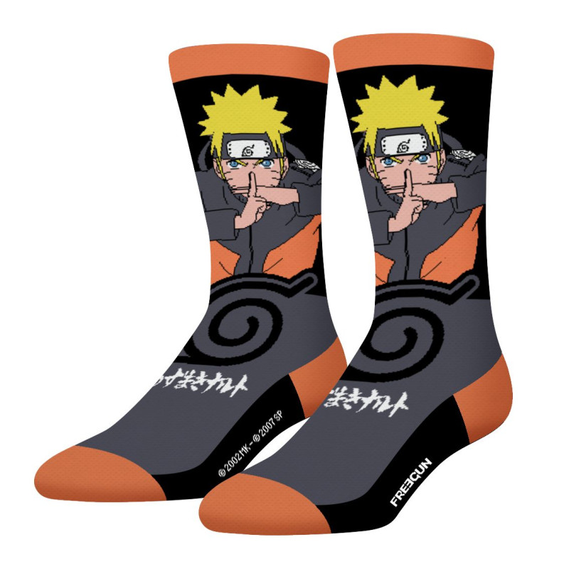 Lot de 4 paires de chaussettes de ville homme Naruto Shippuden Freegun Freegun - 4