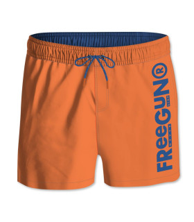 Short de bain enfant Orange et Bleu | FREEGUN Freegun - 1