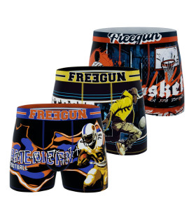 Lot de 3 boxers homme Garantie 2 ans Sport Usa Freegun - 2