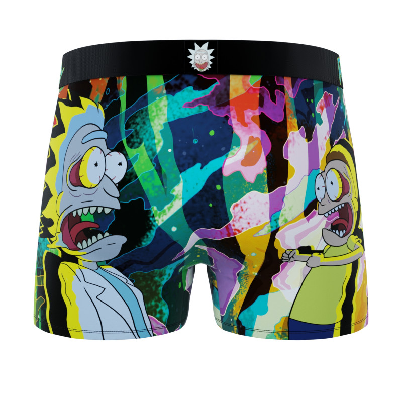 Pack of 4 men's Rick and Morty Boxers G1 Freegun - 4